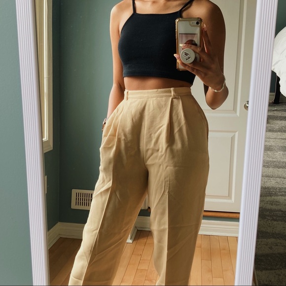 Vintage yellow trousers ☀️ - Picture 1 of 4